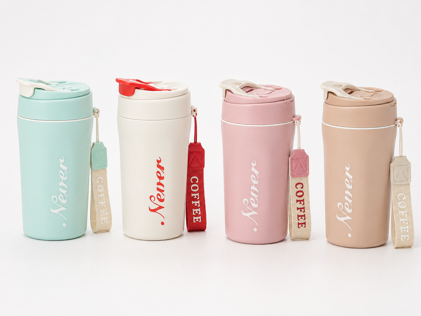 Cozy Sip Tumbler Double-Walled Portable Glass Coffee Mug